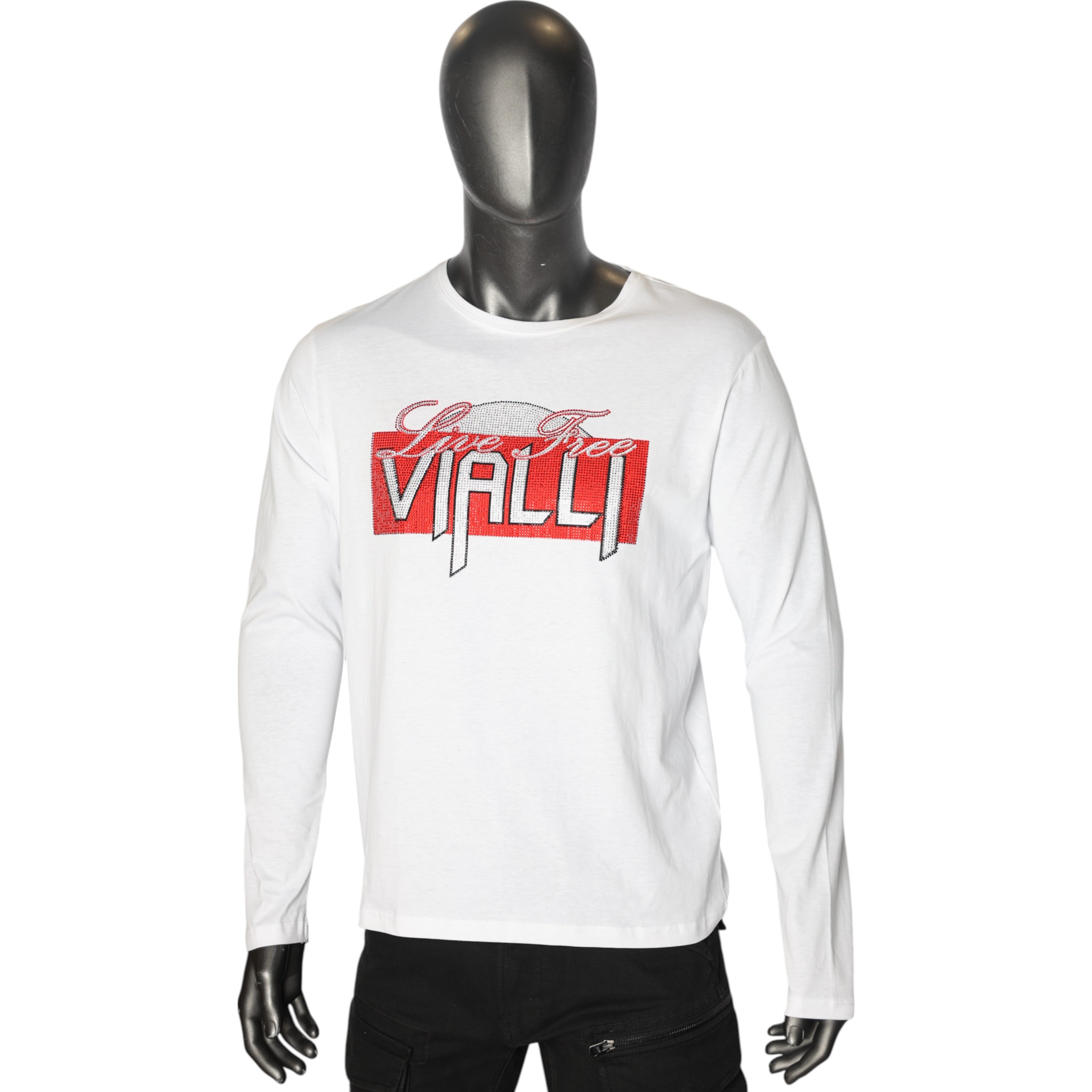 Vialli T-Shirt L/S Borra White